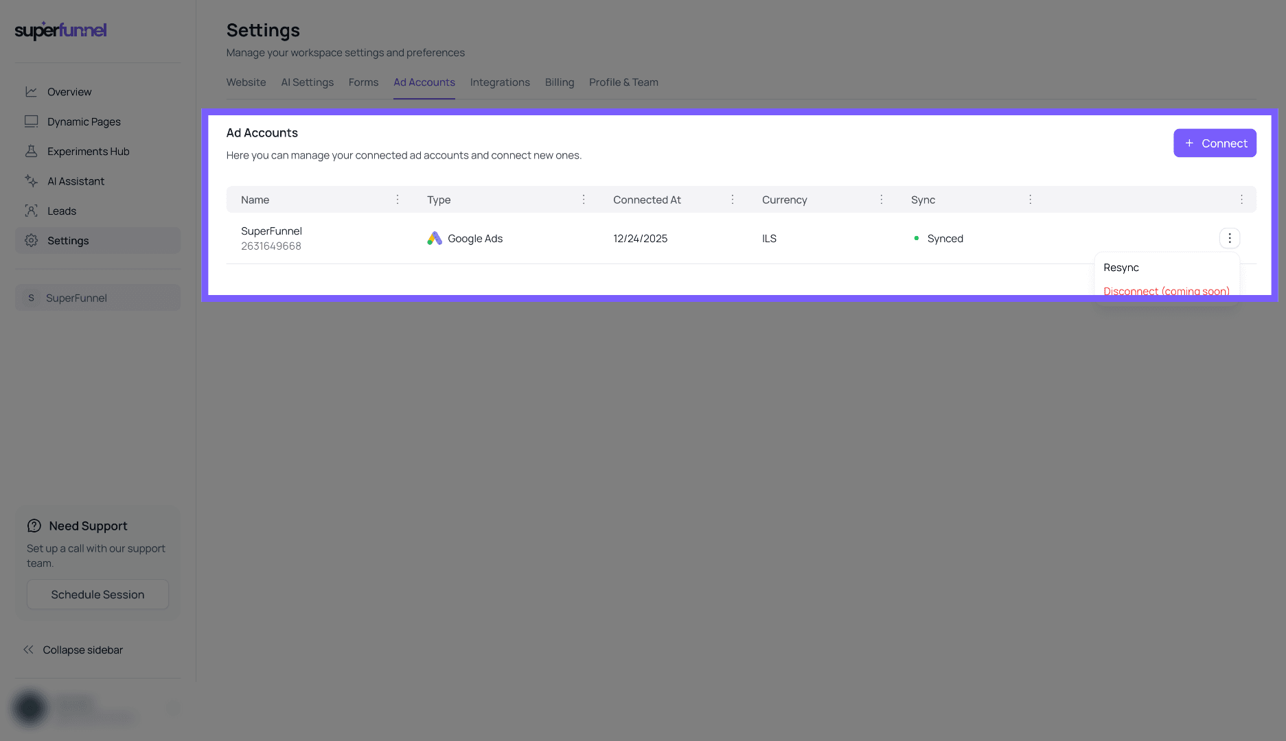 Complete Connection Process