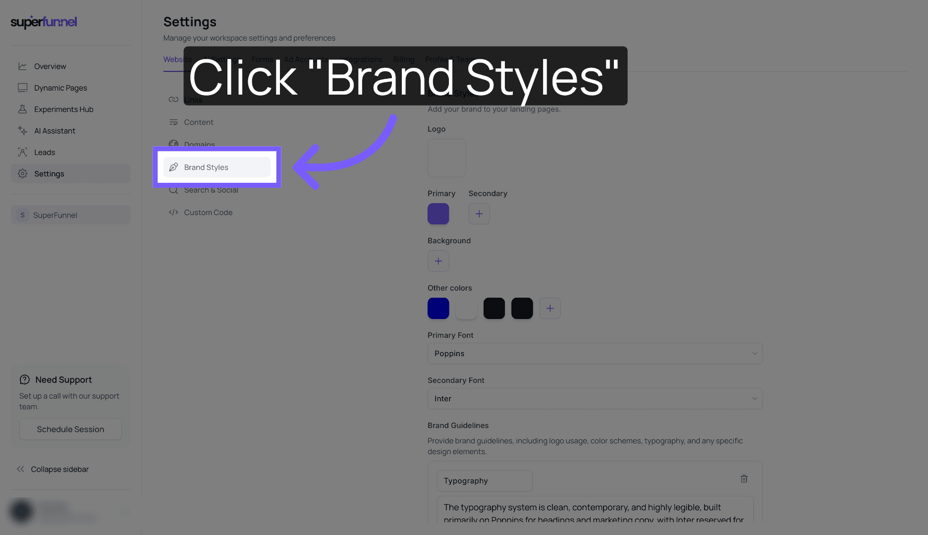 Access Brand Styles